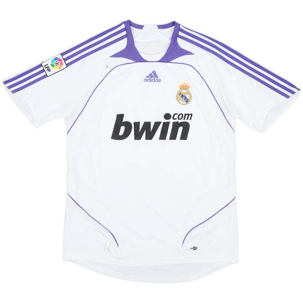 2007-08 Real Madrid Home Shirt - 5/10 - (M)