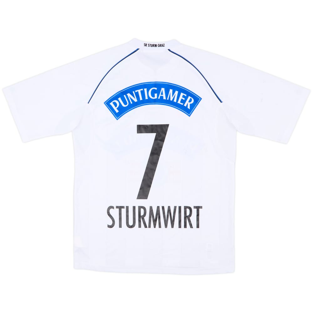 2011-12 Sturm Graz Home Shirt Sturmwirt #7 - 7/10 - (M)