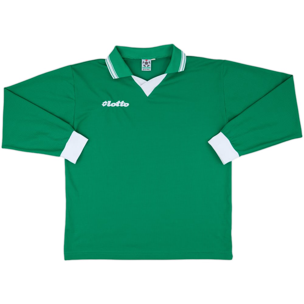 1990s Lotto Template L/S Shirt - 9/10 - (L)