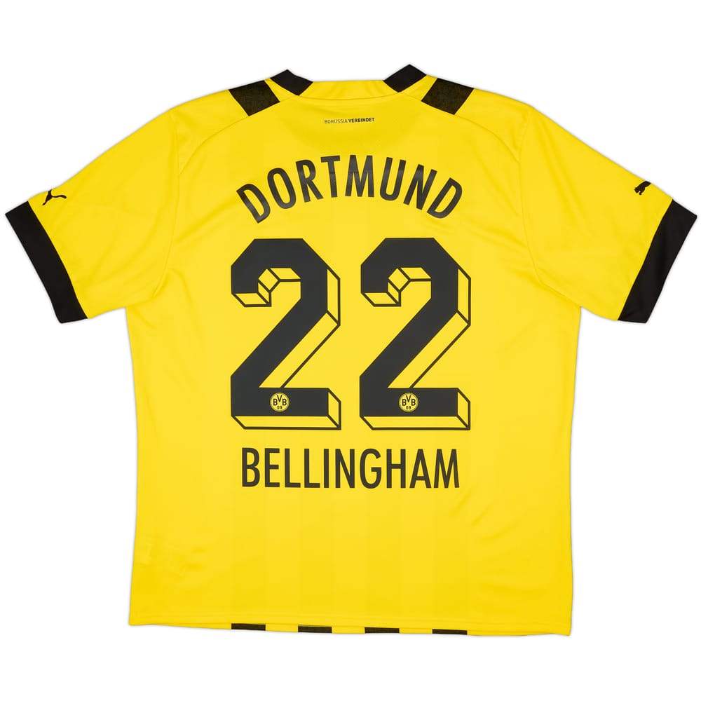 2022-23 Dortmund Home Shirt Bellingham #22 - 8/10 - (XL)