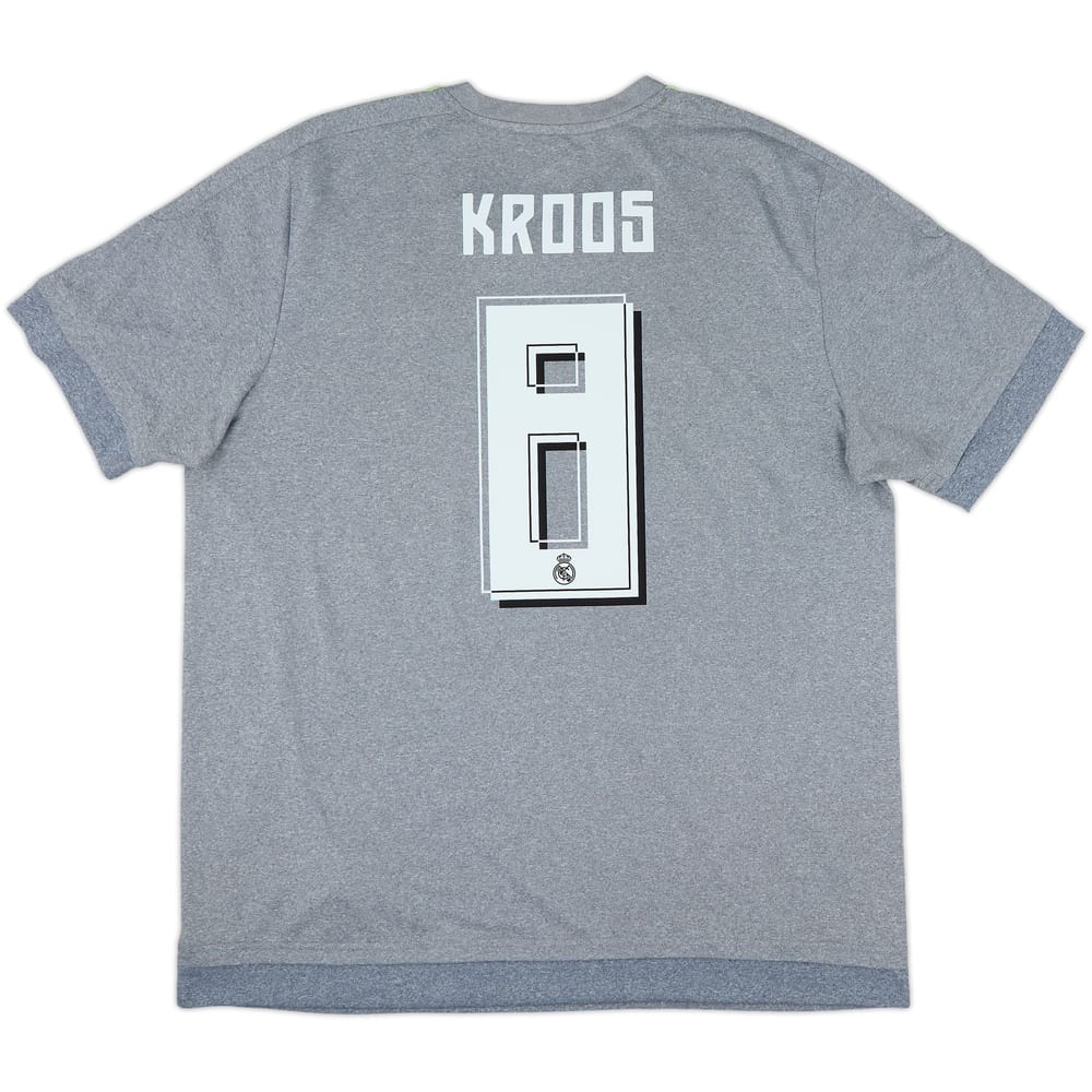 2015-16 Real Madrid Away Shirt Kroos #8 - 9/10 - (XL)