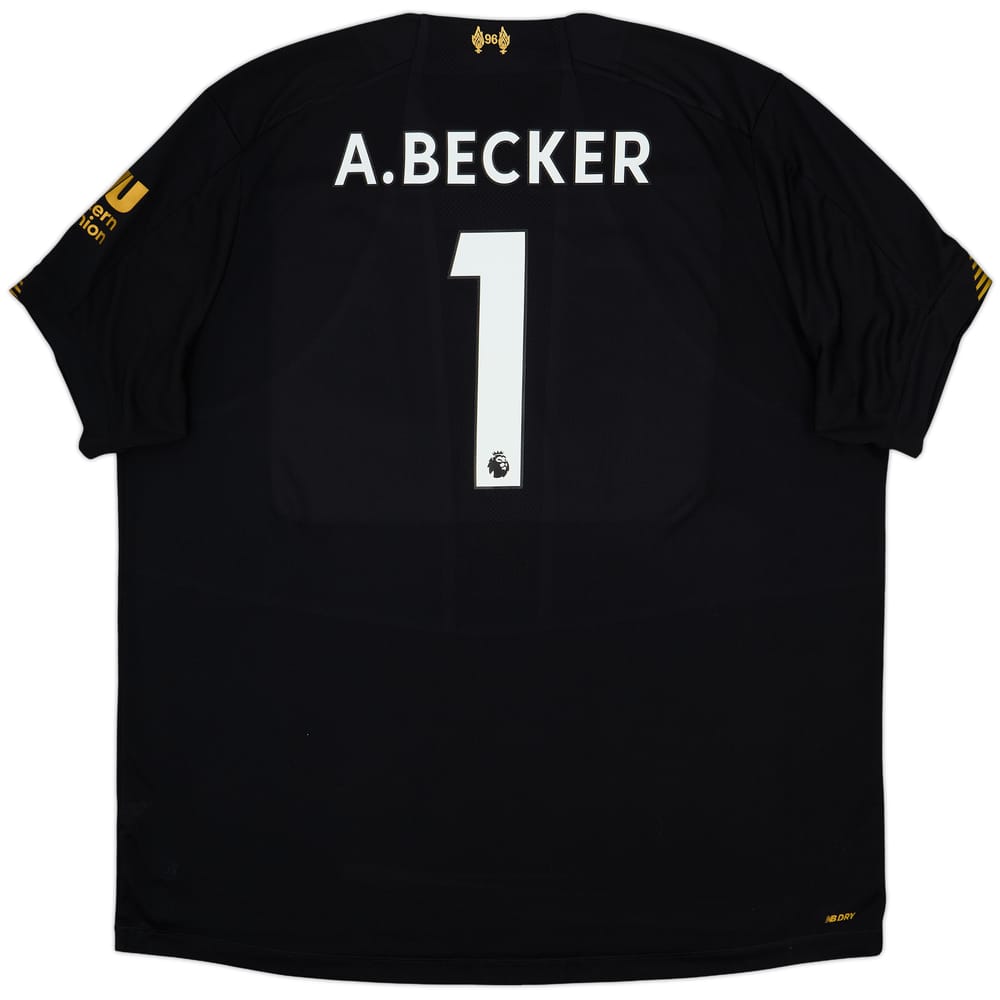 2019-20 Liverpool GK S/S Shirt A.Becker #1 - 10/10 - (3XL)