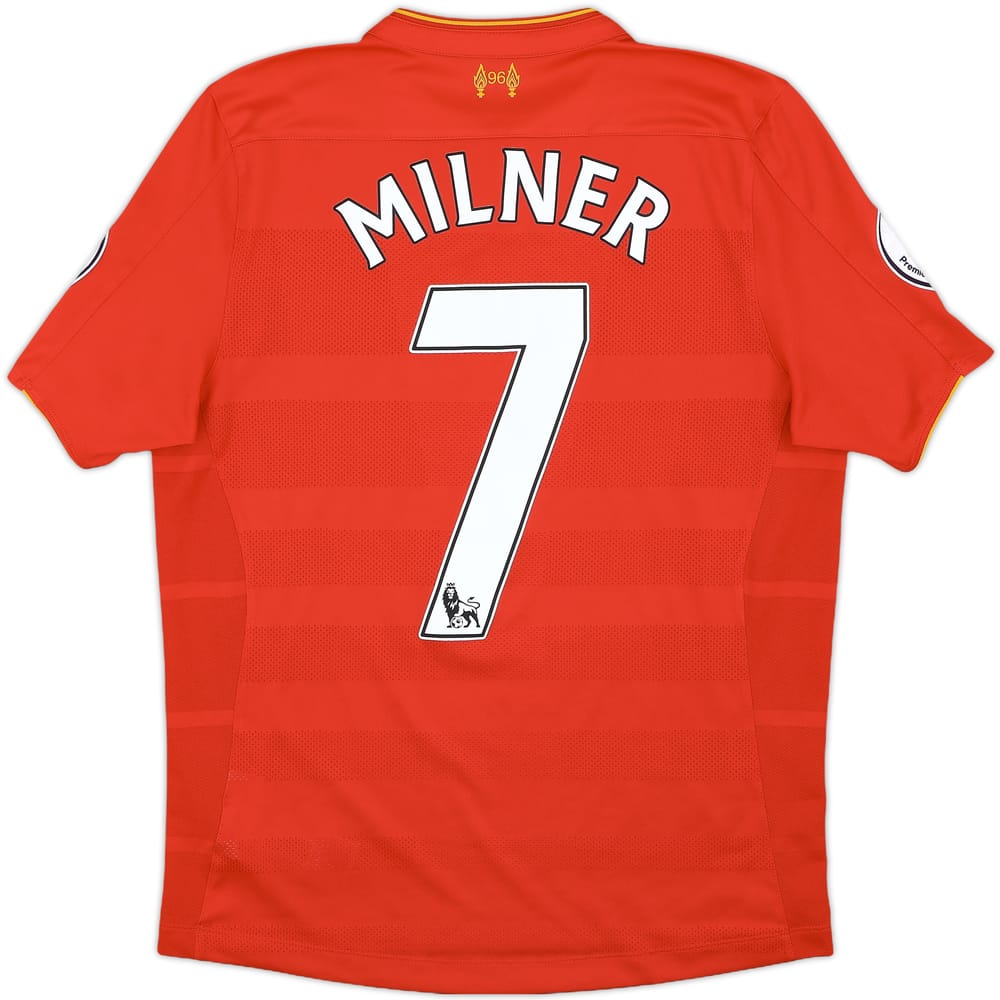 2016-17 Liverpool Home Shirt Milner #7 - 7/10 - (M)