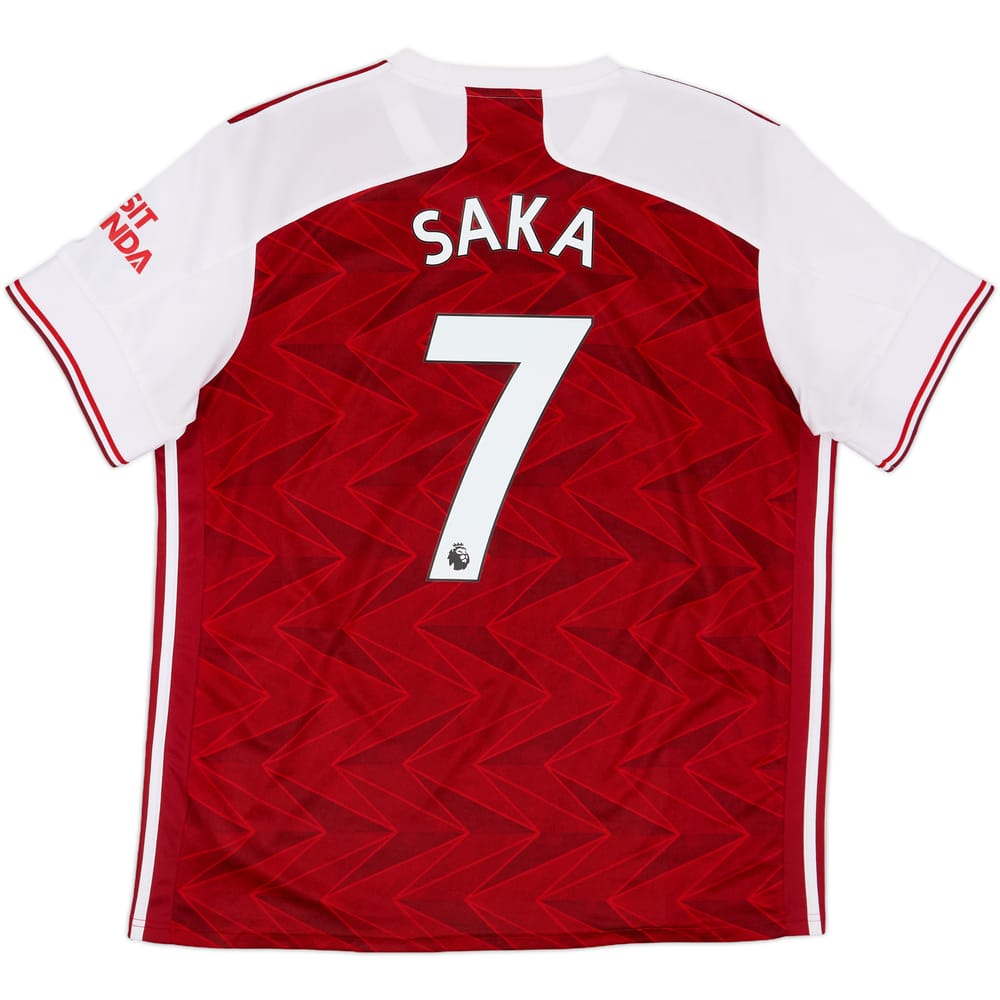 2020-21 Arsenal Home Shirt Saka #7 - 7/10 - (XL)