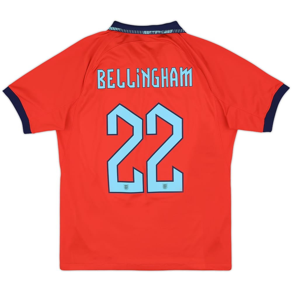 2022-23 England Away Shirt Bellingham #22 - 8/10 - (M)