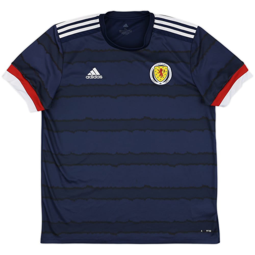 2020-22 Scotland Home Shirt - 8/10 - (XL)
