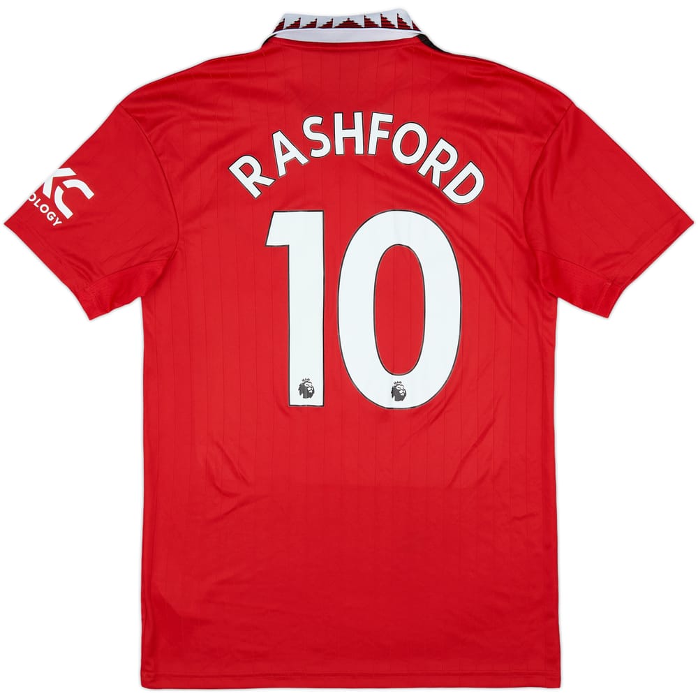 2022-23 Manchester United Home Shirt Rashford #10 - 10/10 - (M)