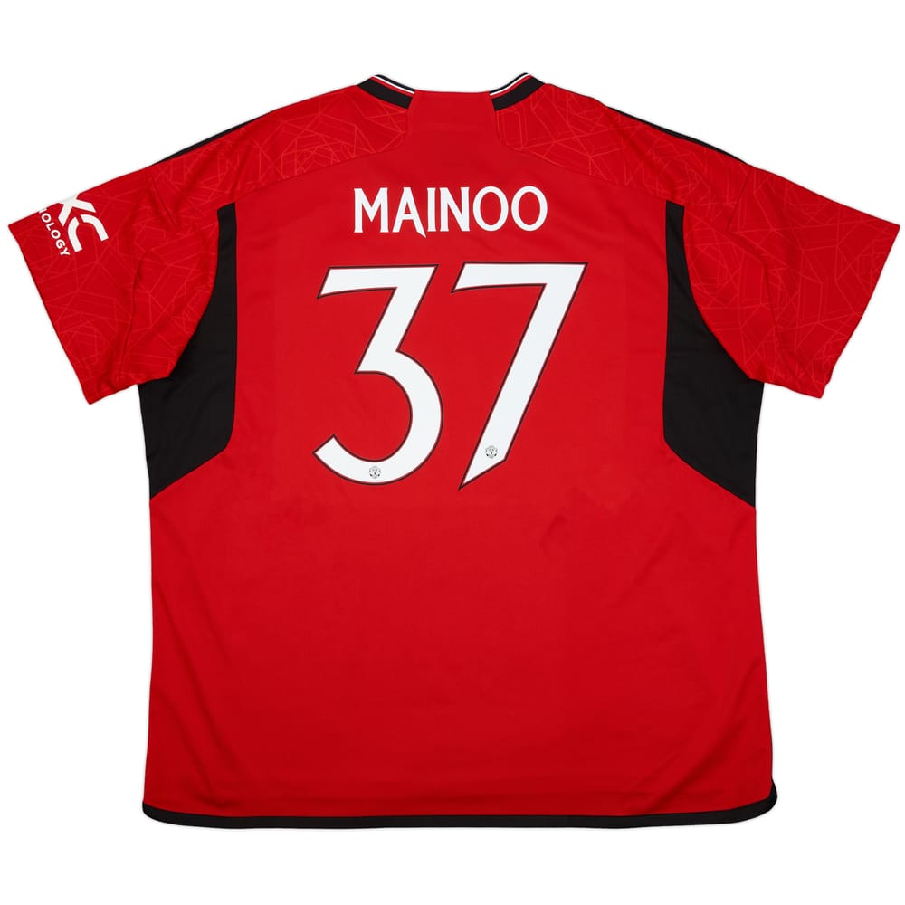 2023-24 Manchester United Home Shirt Mainoo #37 - 10/10 - (3XL)