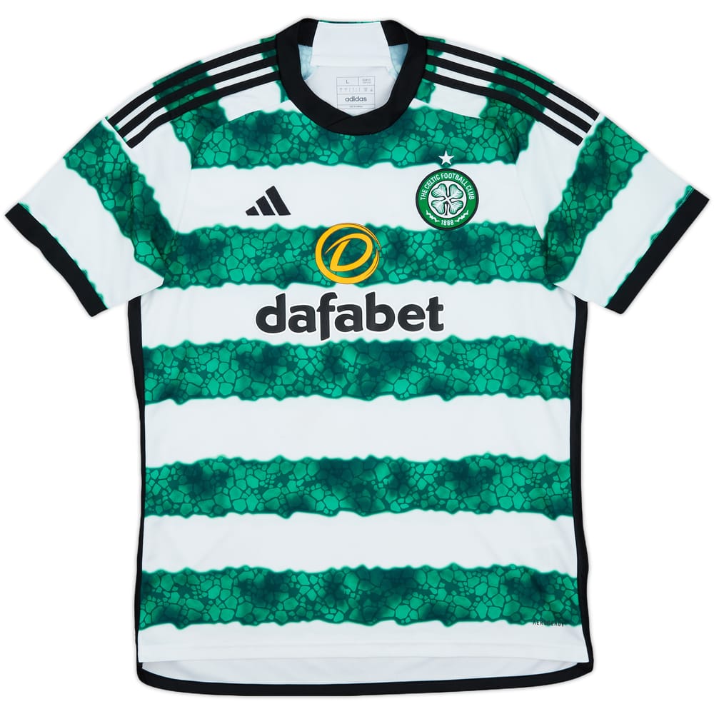 2023-24 Celtic Home Shirt - 8/10 - (L)