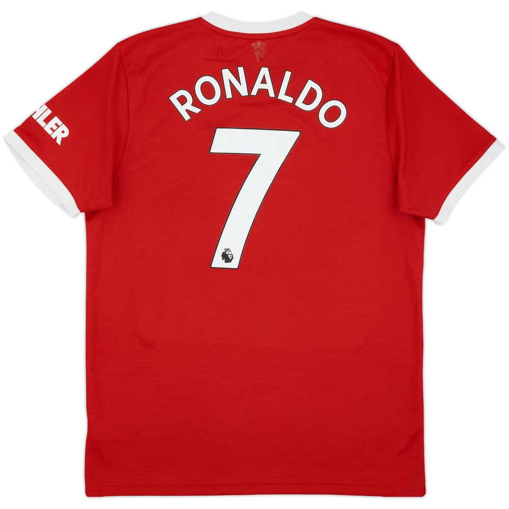 2021-22 Manchester United Home Shirt Ronaldo #7 - 9/10 - (L)