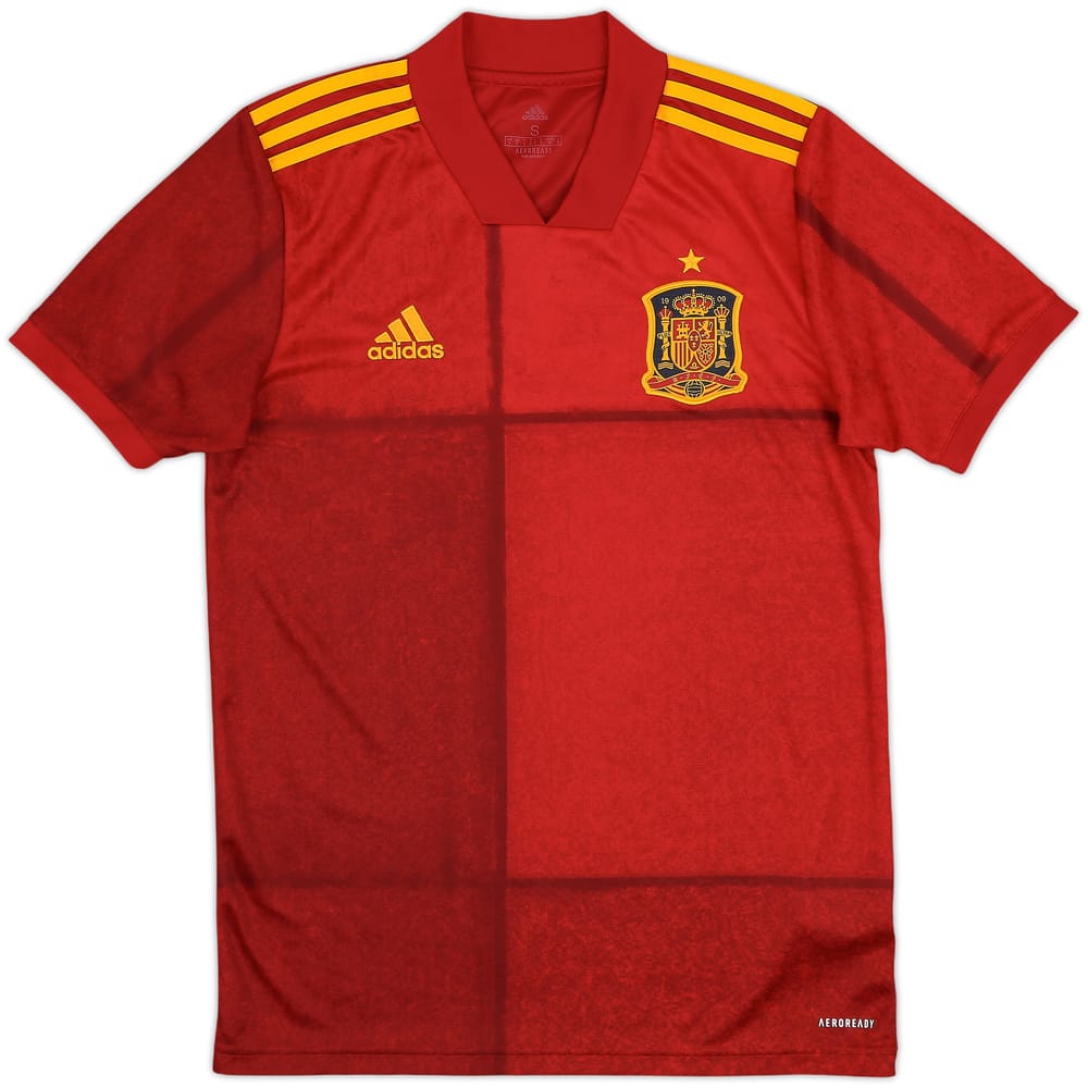 2020-21 Spain Home Shirt - 9/10 - (S)
