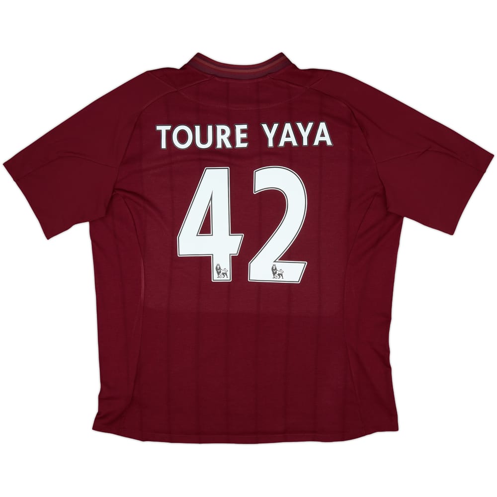 2012-13 Manchester City Away Shirt Toure Yaya #42 - 10/10 - (XL)