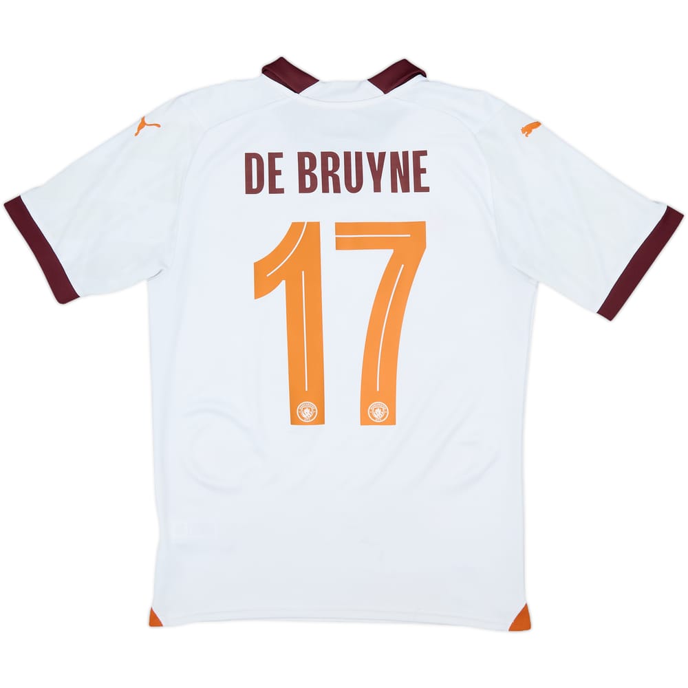 2023-24 Manchester City Away Shirt De Bruyne #17 - 7/10 - (S)