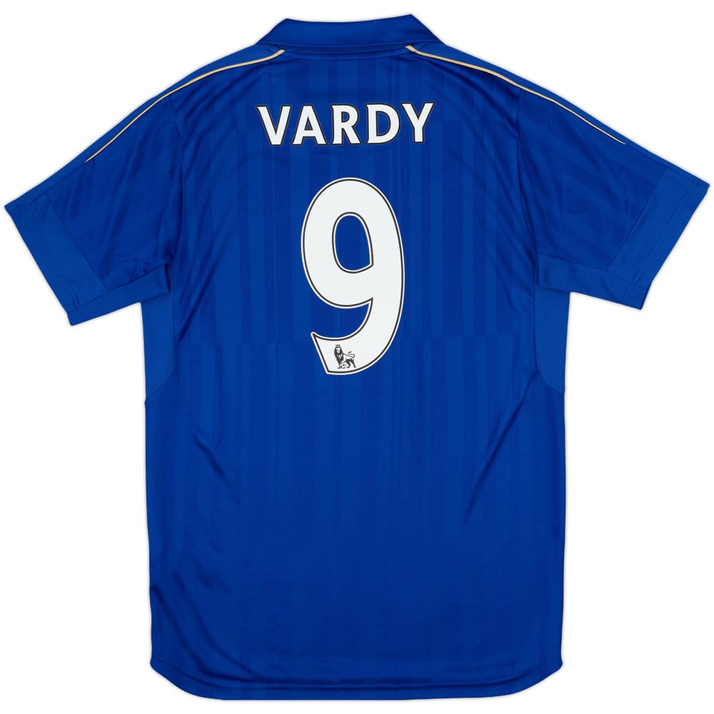 2016-17 Leicester Home Shirt Vardy #9 - 9/10 - (M)
