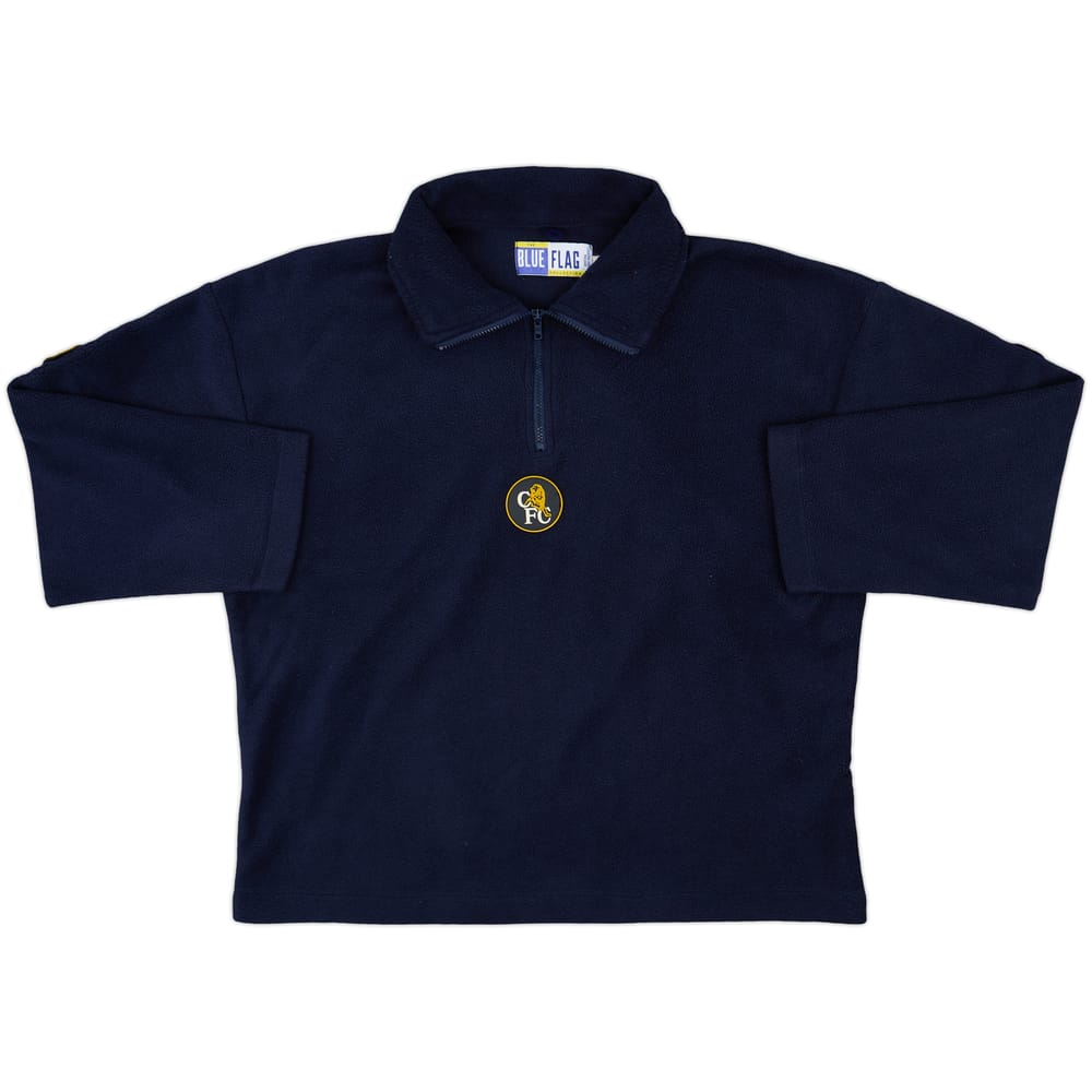 1997-99 Chelsea 1/4 Zip Fleece Jacket - 8/10 - (XL)