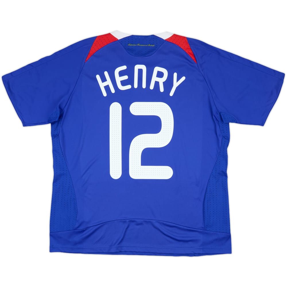 2007-08 France Home Shirt Henry #12 - 8/10 - (Women's XL)