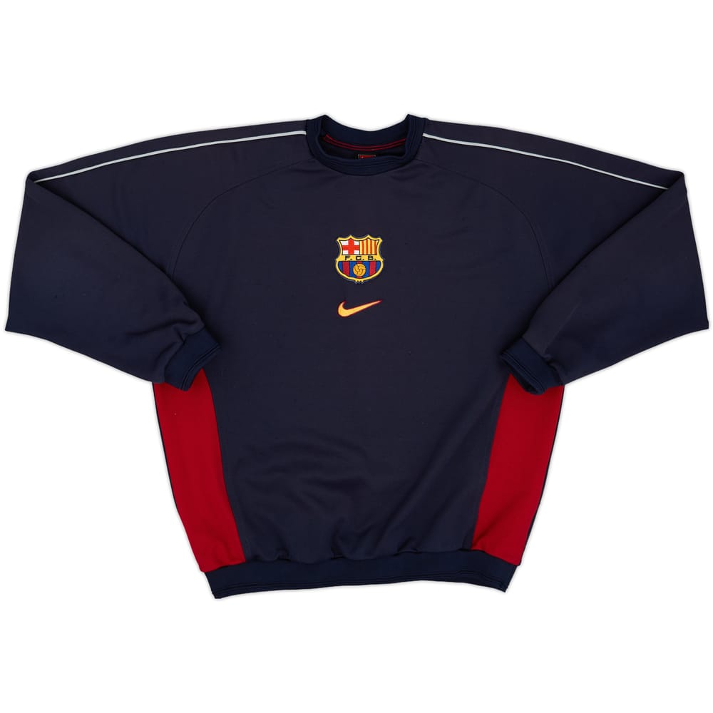 1999-00 Barcelona Nike Sweat Top - 8/10 - (M)