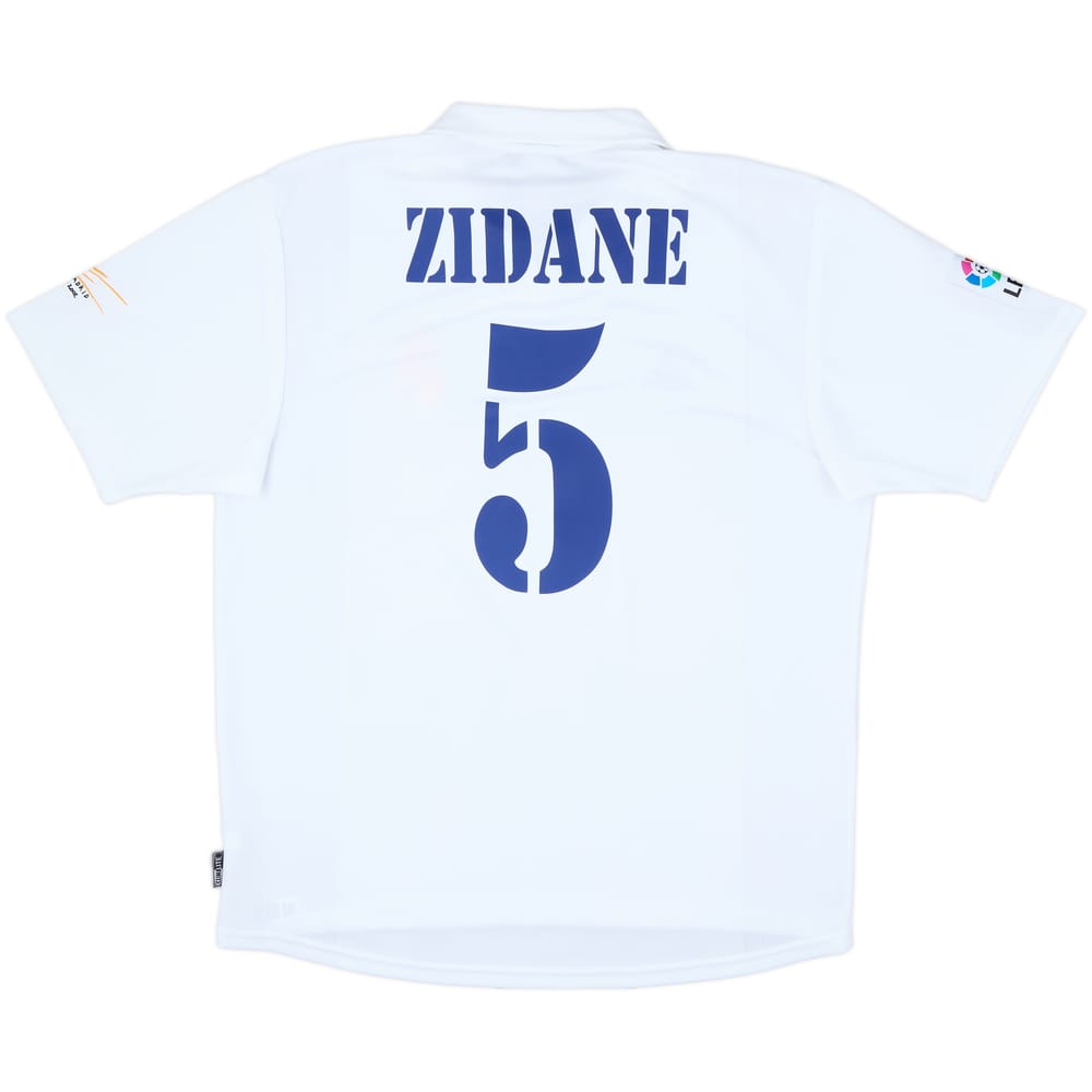 2001 Real Madrid Home Shirt Zidane #5 - 9/10 - (L)