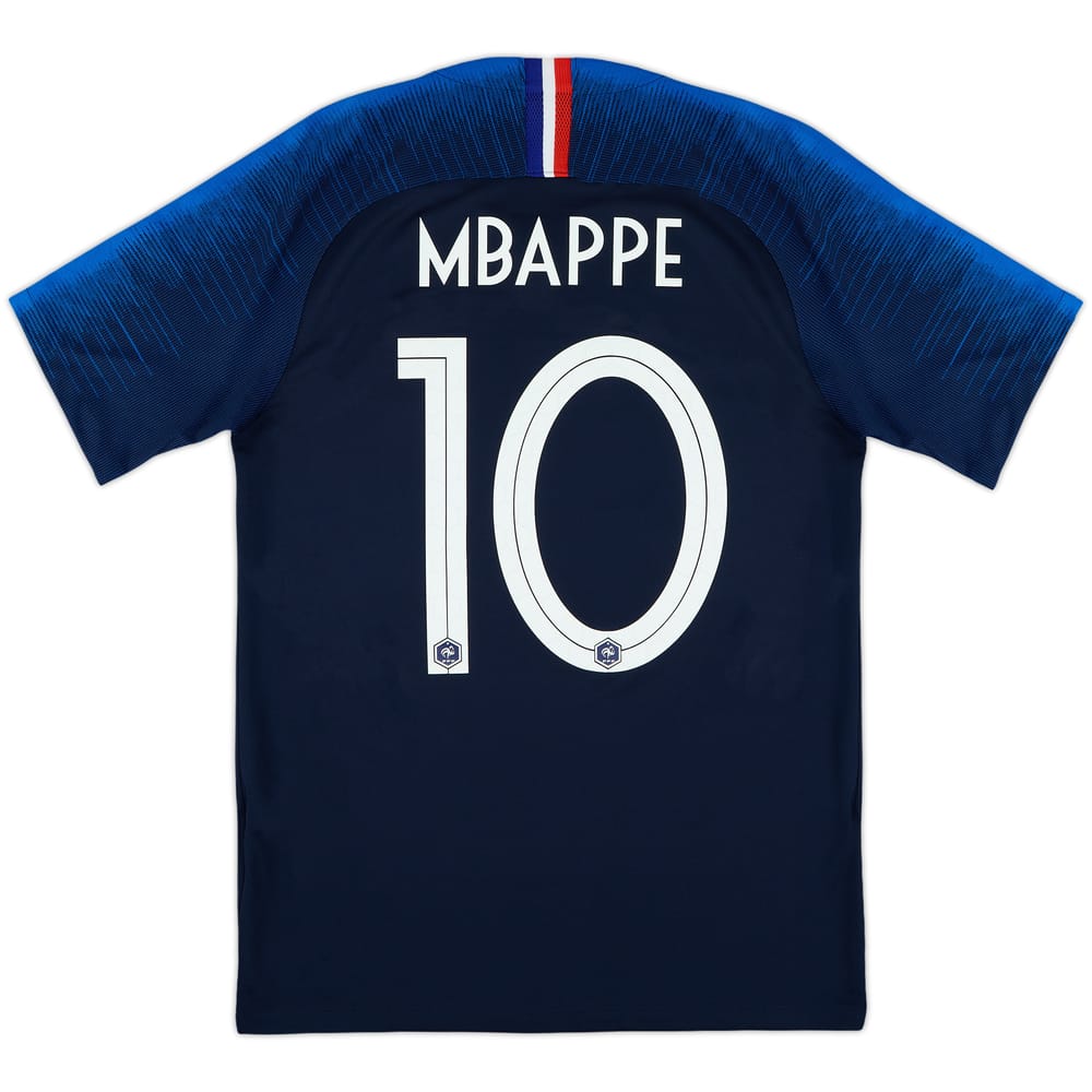 2018 France Home Shirt Mbappe #10 - 10/10 - (S)