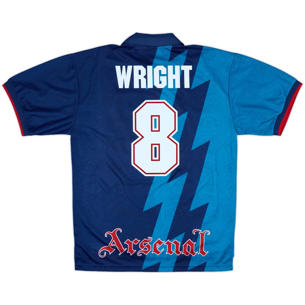 1995-96 Arsenal Away Shirt Wright #8 - 8/10 - (L)