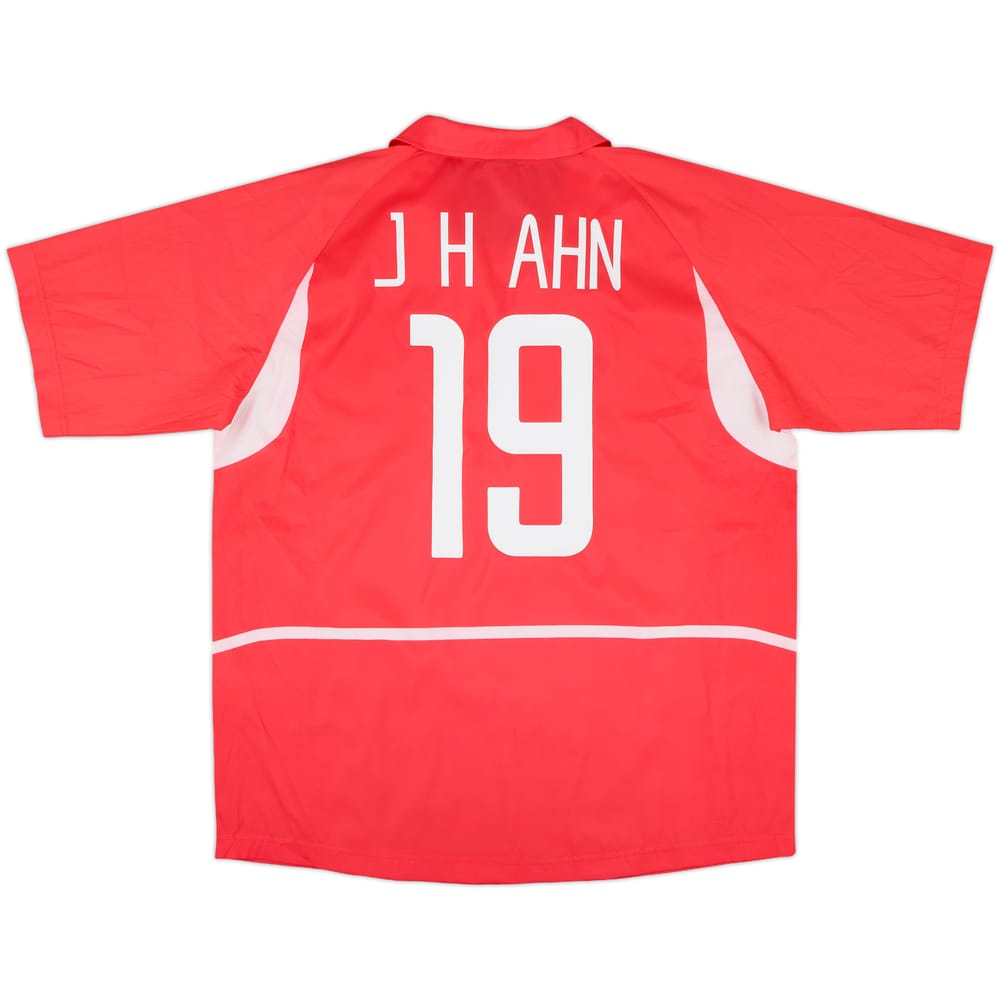 2002-03 South Korea Home Shirt J.H.Ahn #19 - 8/10 - (XL)