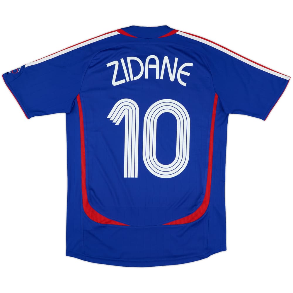 2006-07 France Home Shirt Zidane #10 - 9/10 - (S)