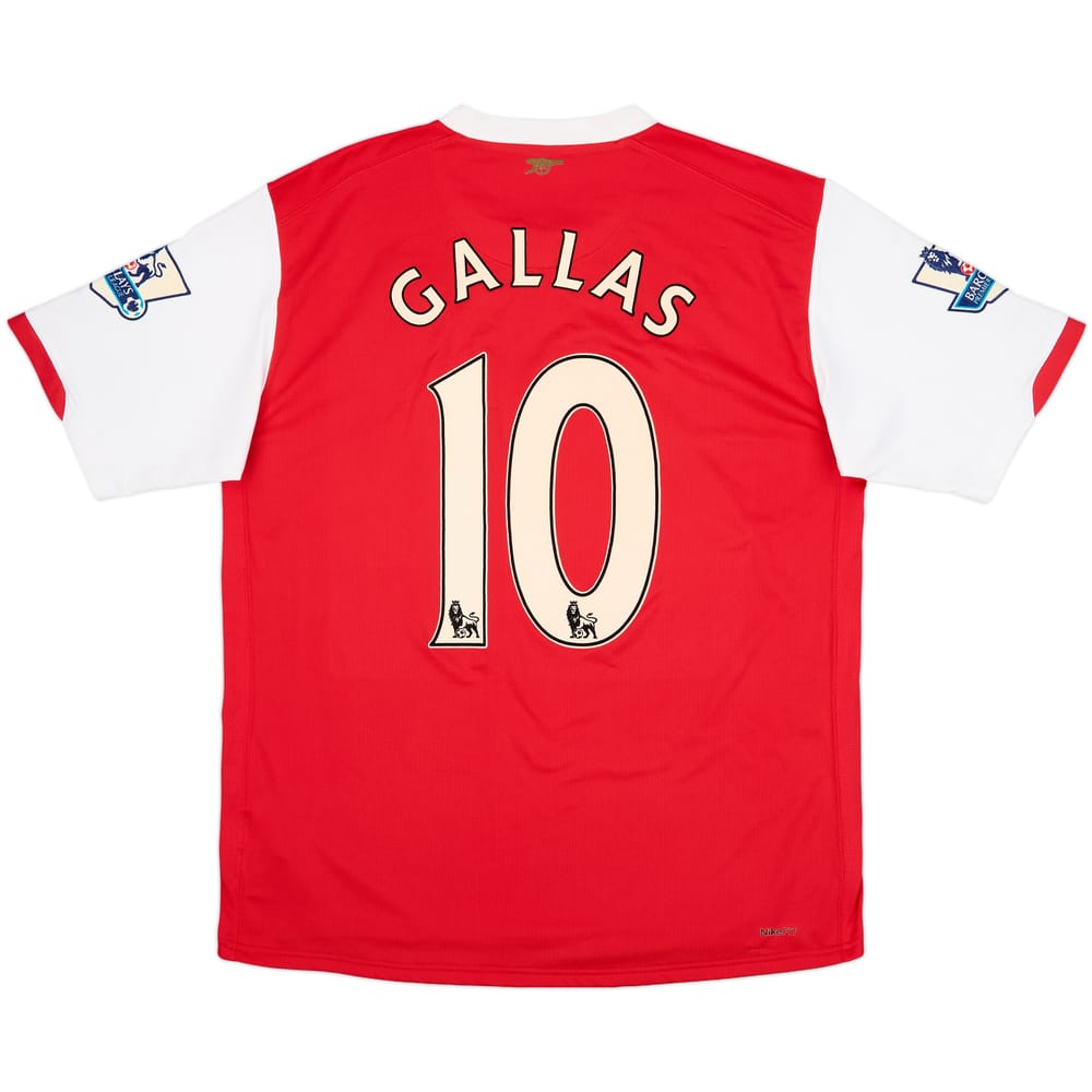 2006-08 Arsenal Home Shirt Gallas #10 - 8/10 - (L)