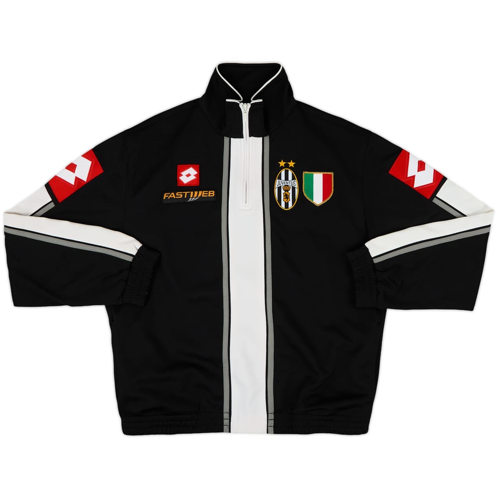 2001-02 Juventus Lotto 1/4 Zip Track Jacket - 8/10 - (M)