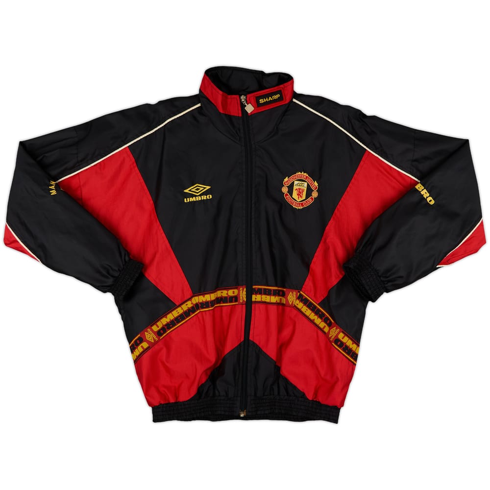 1996-97 Manchester United Umbro Track Jacket - 8/10 - (Y)