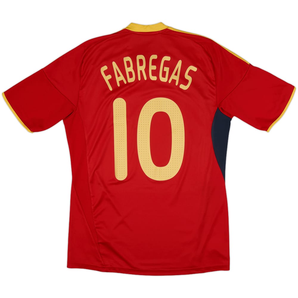 2009 Spain Home Shirt Fabregas #10 - 8/10 - (M)