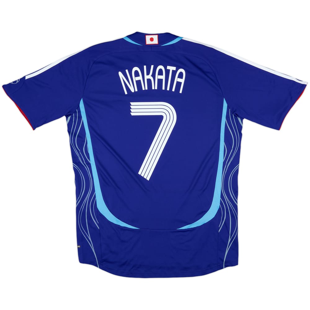 2006-08 Japan Home Shirt Nakata #7 - 8/10 - (M)