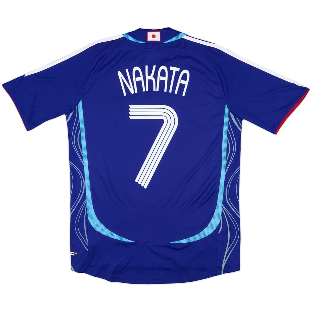 2006-08 Japan Home Shirt Nakata #7 - 8/10 - (S)