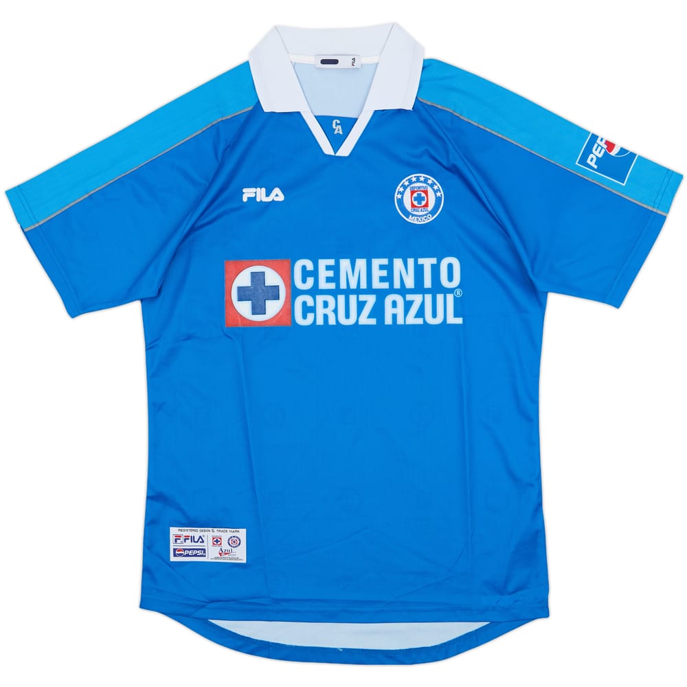 2000-02 Cruz Azul Home Shirt - 9/10 - (L)