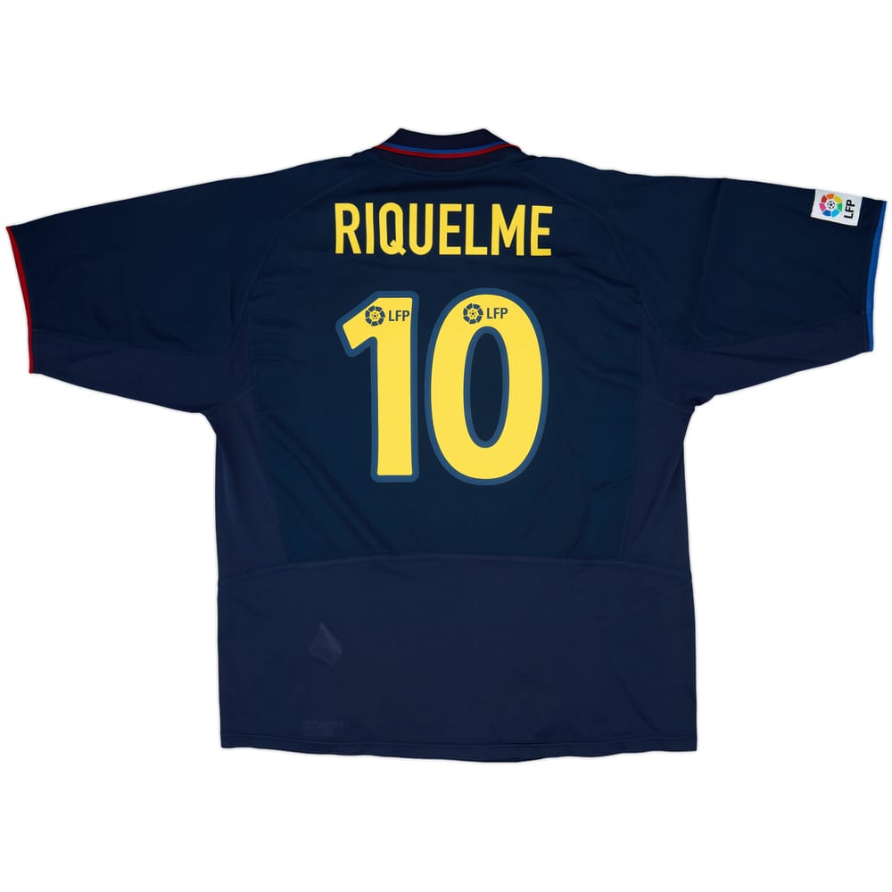 2002-03 Barcelona Away Shirt Riquelme #10 - 8/10 - (XL)
