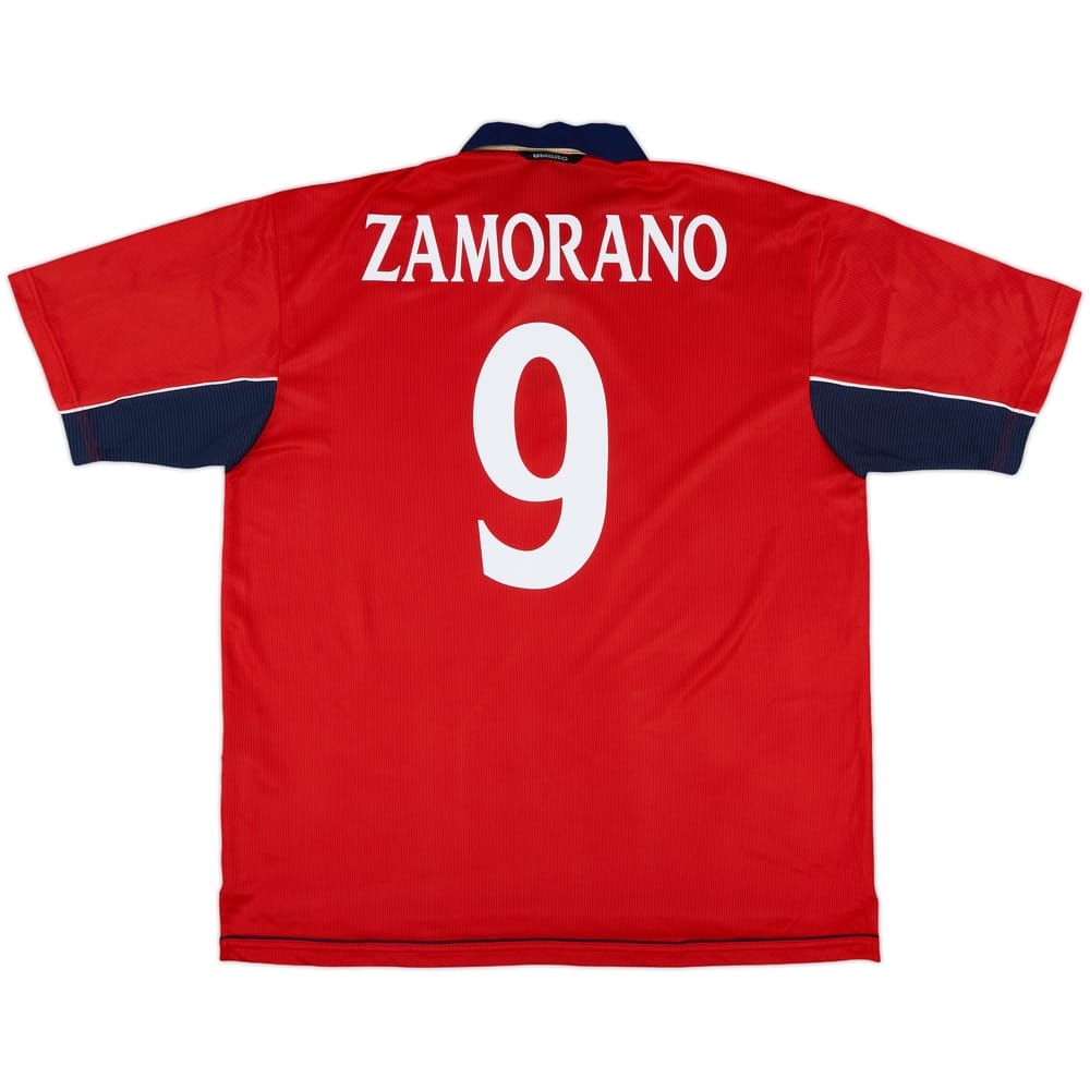 2000-01 Chile Home Shirt Zamorano #9 - 9/10 - (XL)