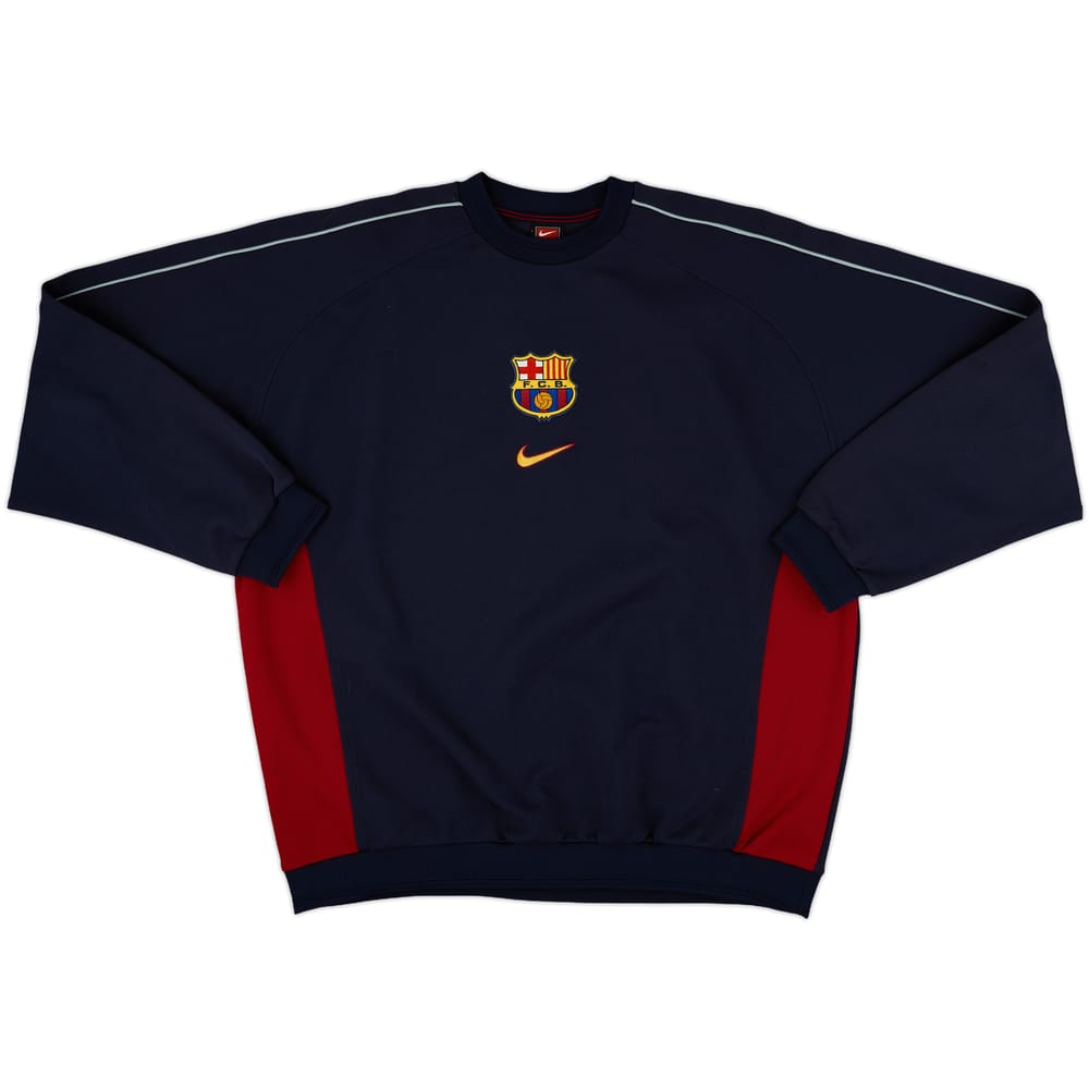 1999-00 Barcelona Nike Sweat Top - 8/10 - (XL)
