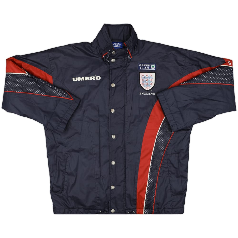 1998-99 England Umbro Hooded Rain Jacket - 7/10 - (S)