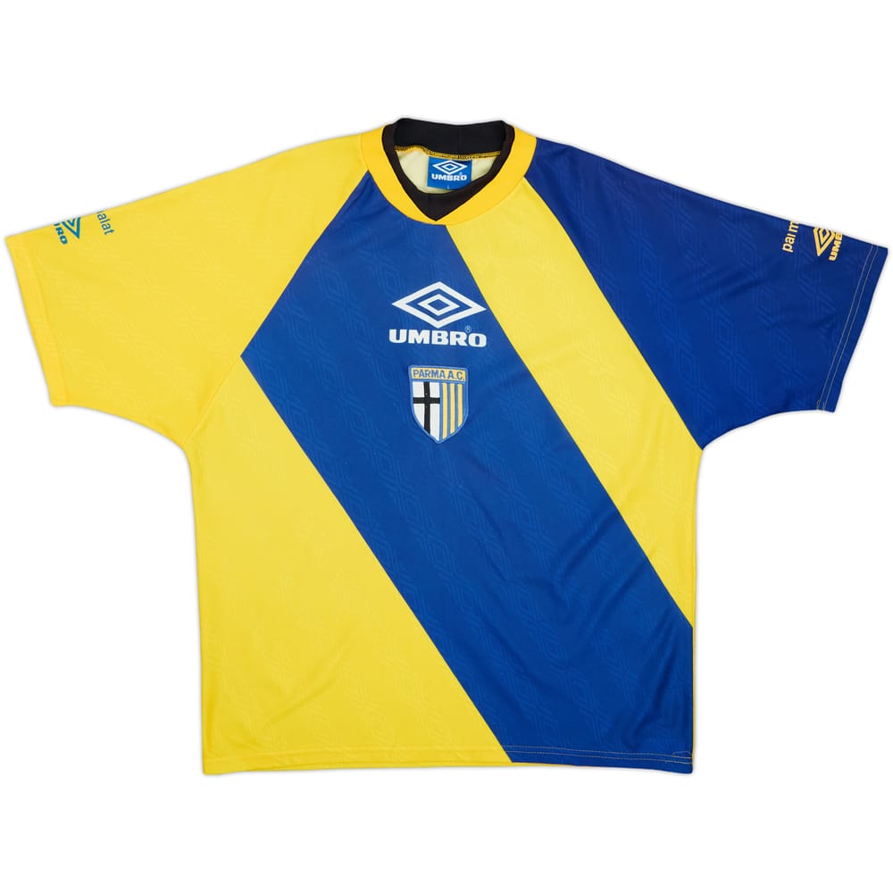 1993-95 Parma Umbro Training Shirt - 8/10 - (L)