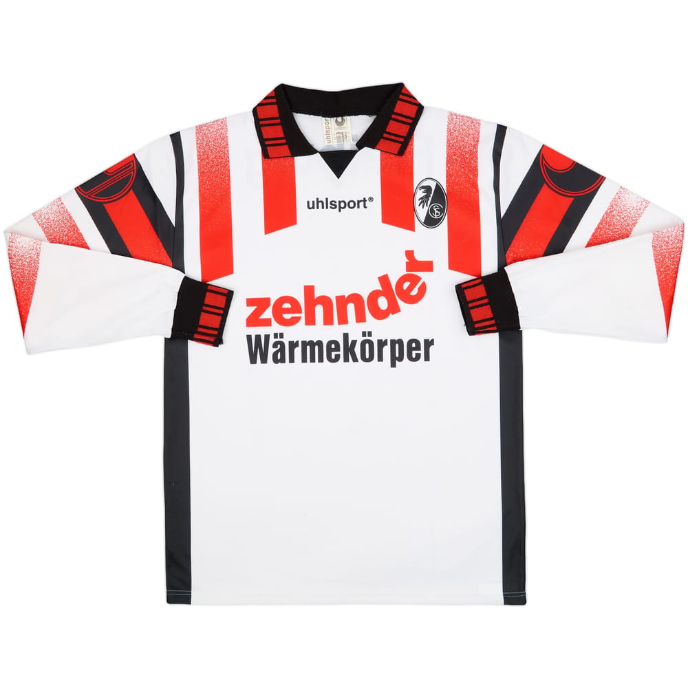 1995-96 Freiburg Away L/S Shirt - 8/10 - (L)