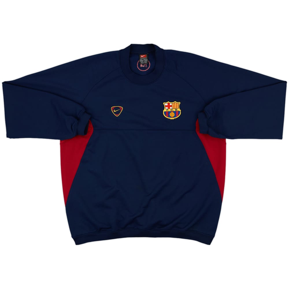 2000-01 Barcelona Nike Sweat Top - 10/10 - (L)