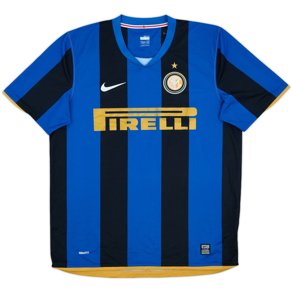 2008-09 Inter Milan Home Shirt - 9/10 - (L)
