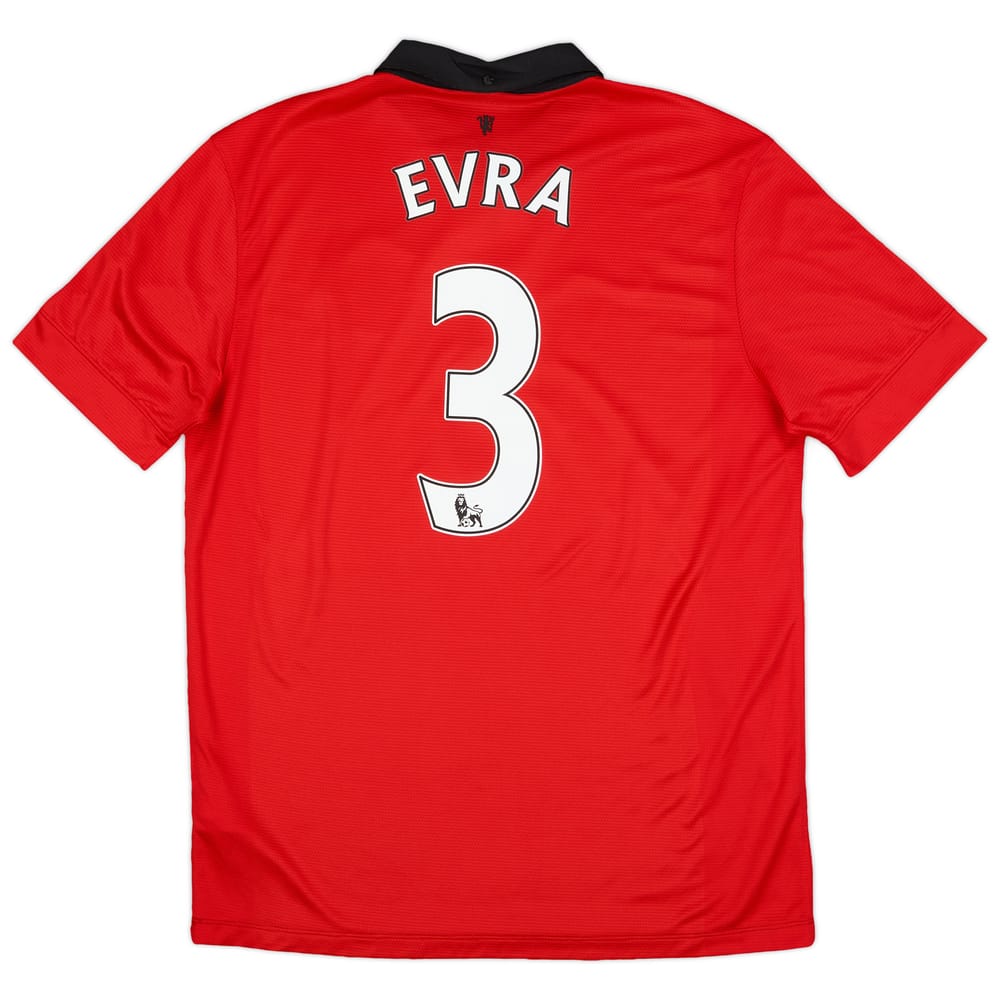 2013-14 Manchester United Home Shirt Evra #3 - 5/10 - (L)