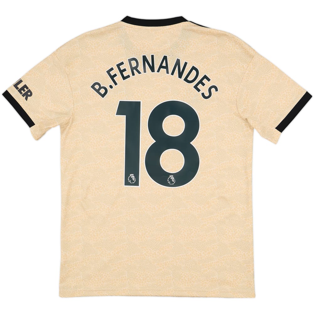 2019-20 Manchester United Away Shirt B.Fernandes #18 - 10/10 - (M)
