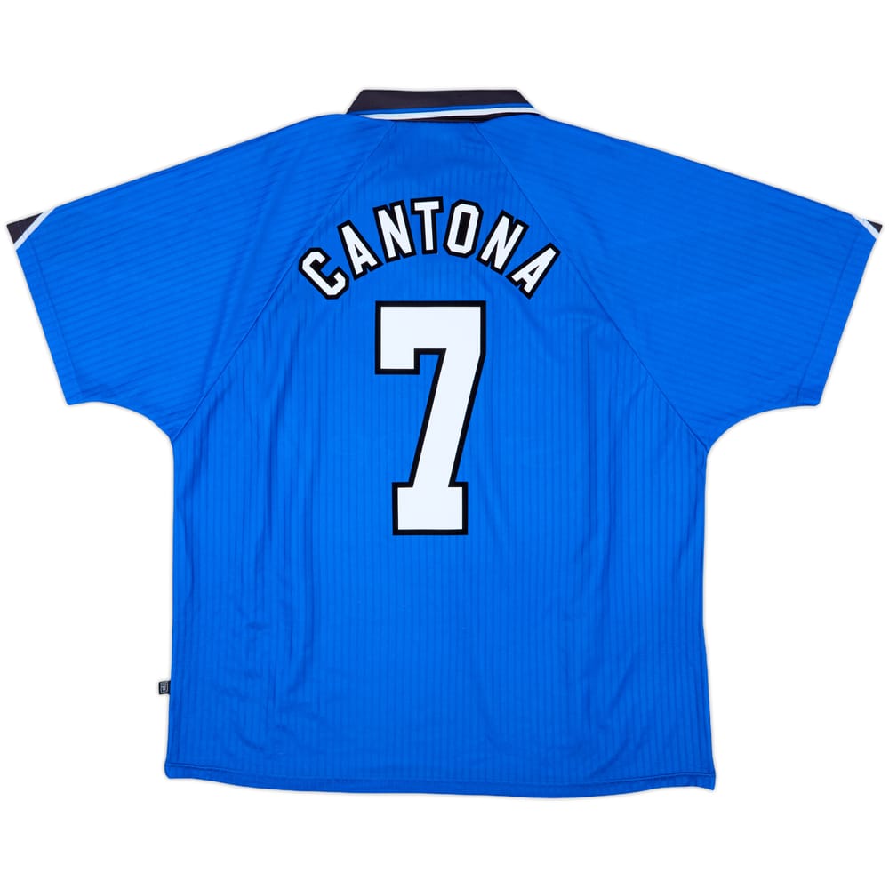 1996-98 Manchester United Third Shirt Cantona #7 - 8/10 - (XXL)