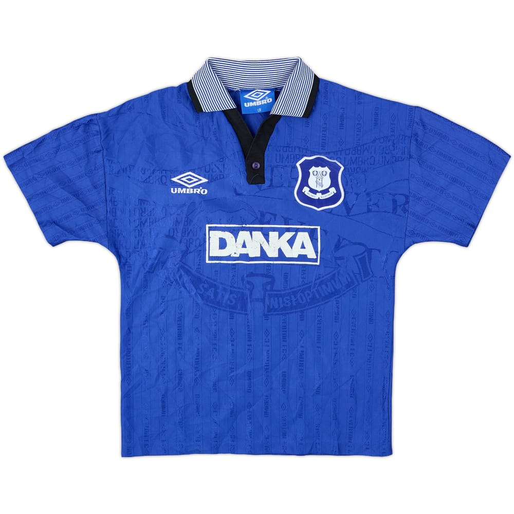 1995-97 Everton Home Shirt - 5/10 - (L.Boys)