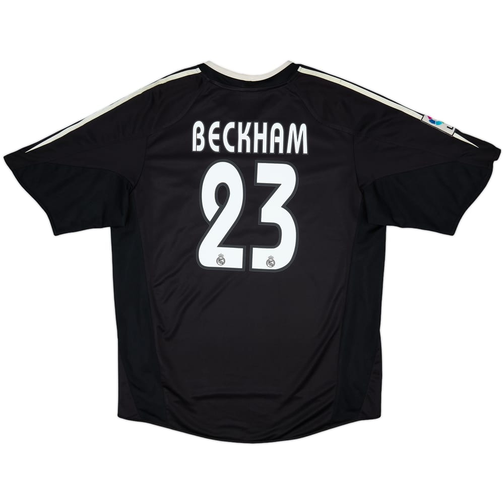 2004-05 Real Madrid Away Shirt Beckham #23 - 7/10 - (L)
