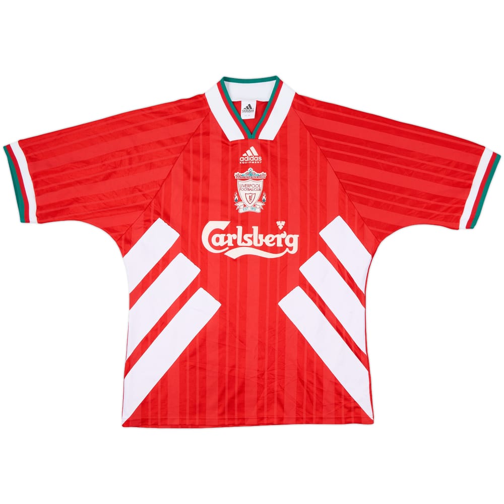 1993-95 Liverpool Home Shirt - 8/10 - (L/XL)