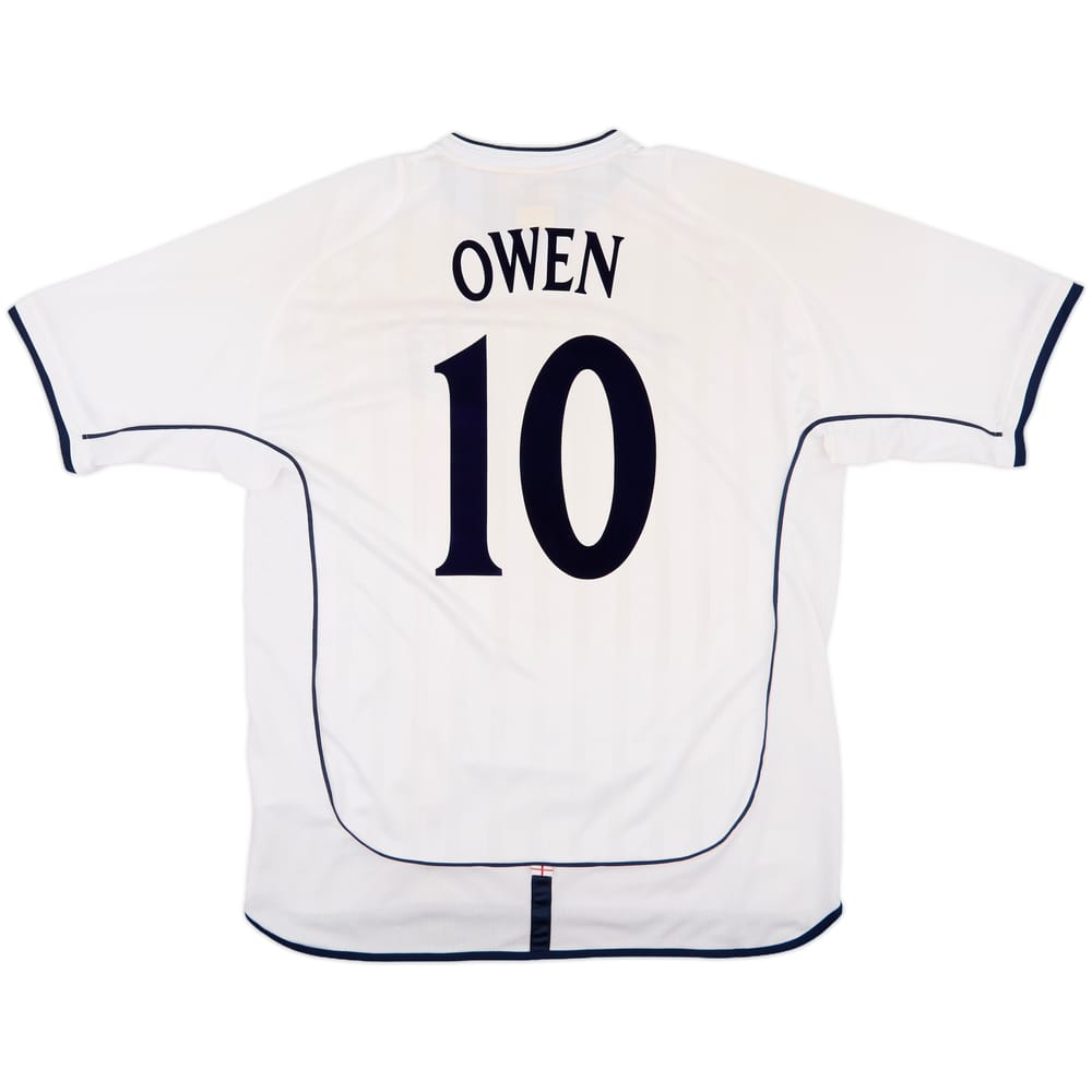 2001-03 England Home Shirt Owen #10 - 7/10 - (XXL)