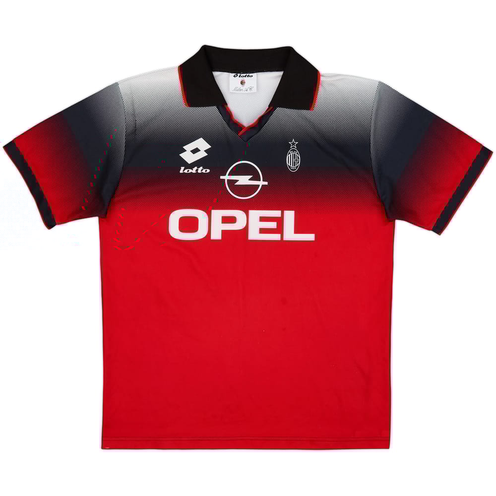 1996-97 AC Milan Lotto Training Shirt - 8/10 - (L)