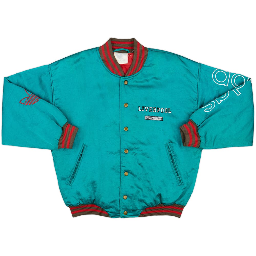 1991-93 Liverpool Reebok Padded Bomber Jacket - 8/10 - (S)
